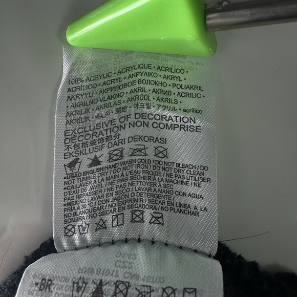 Jordan Jump Man Spelled Out Boys Hat Winter Beanie Black Yellow White Swoosh - Picture 7 of 8